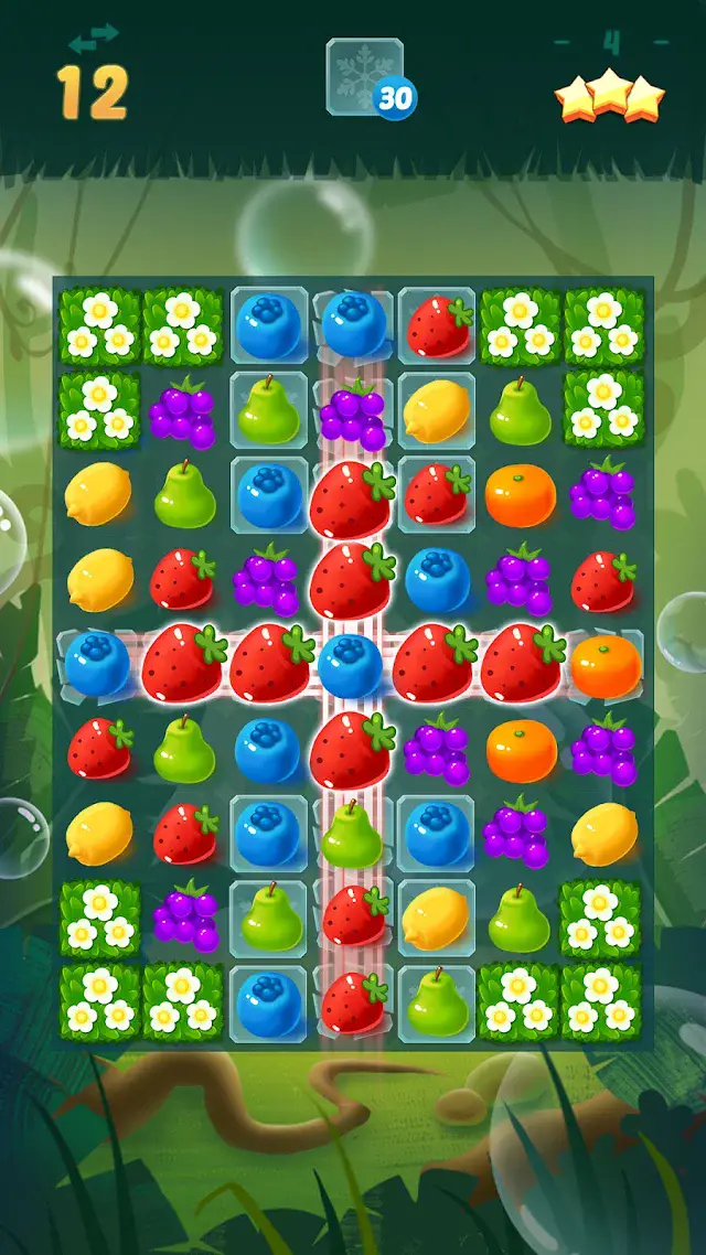 Sweet Fruit Candy board with fruit tiles and objectives